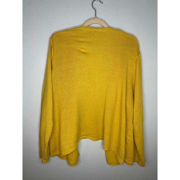 J.Jill Linen Cotton Blend Open Cardigan Sweater Women's Plus Size 3X Lightweight - Picture 3 of 7